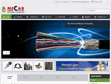 Tablet Screenshot of mecabcables.com